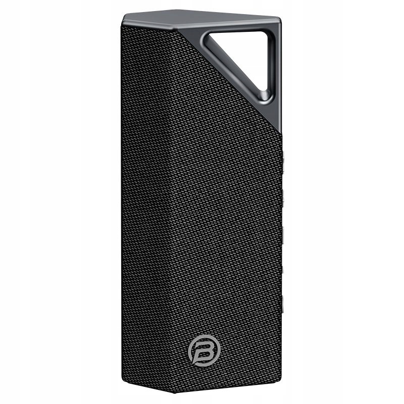 BUGANi Brief Bluetooth reproduktor Black+Silver