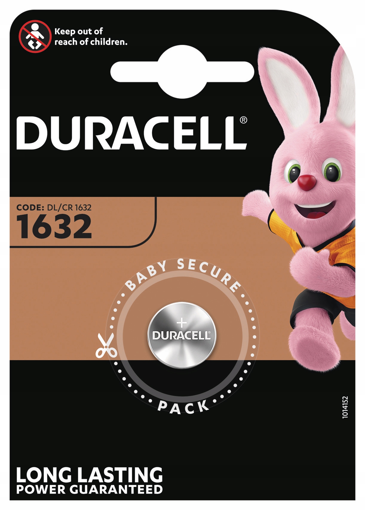 

Bateria Duracell CR1632 DL1632 Lithium 3V