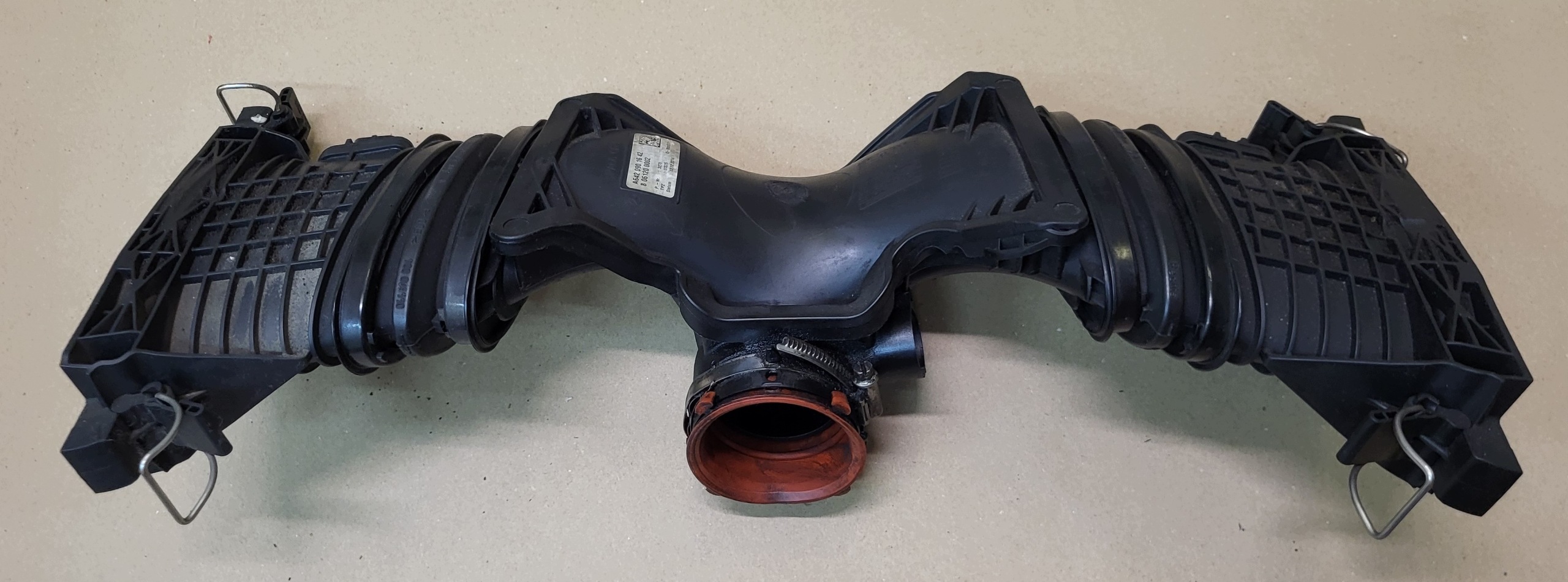 ansaugrohr kanal schlauch luft luftmassenmesser MERCEDES ML GL W164 350 CDI OE