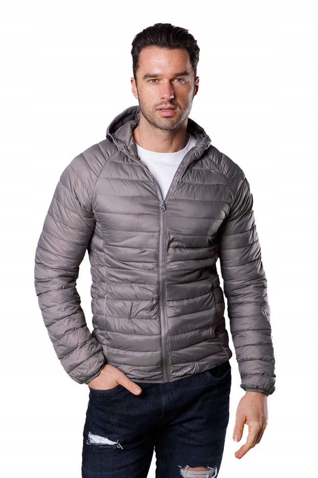 Pánská Bunda Kapuce HM112 Tmavě Šedá L