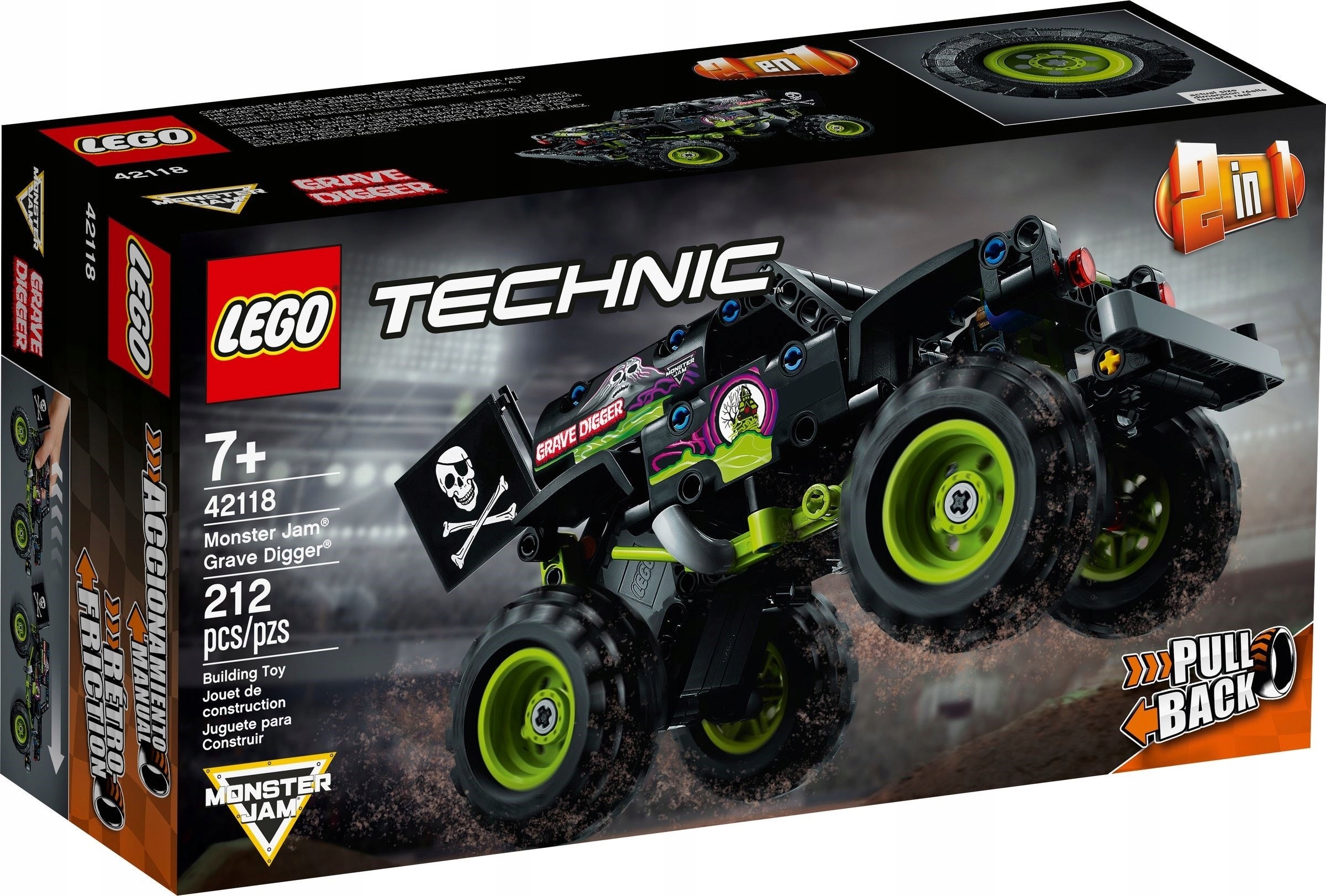 

Lego Technic 42118 Monster Jam Grave Digger