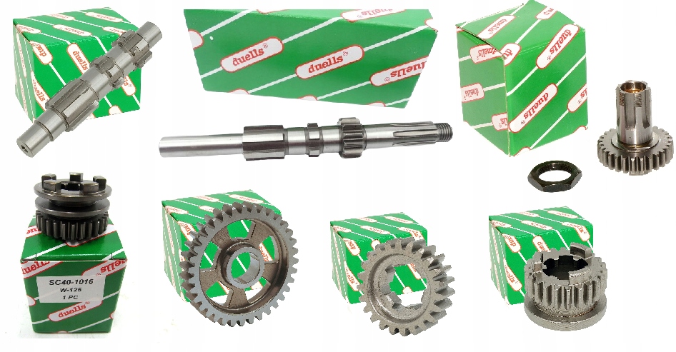 Nový Duells Komplet Sada Převodovka Režim Hřídel Kolo Wsk 125 Wfm M06