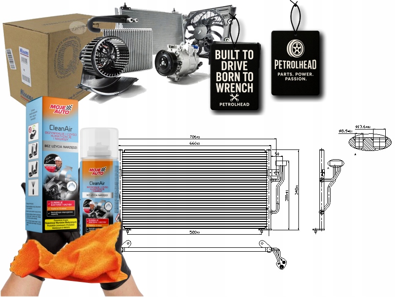 конденсатор кондиционера mitsubishi CARISMA SPACE состояние # pro+ Kit9