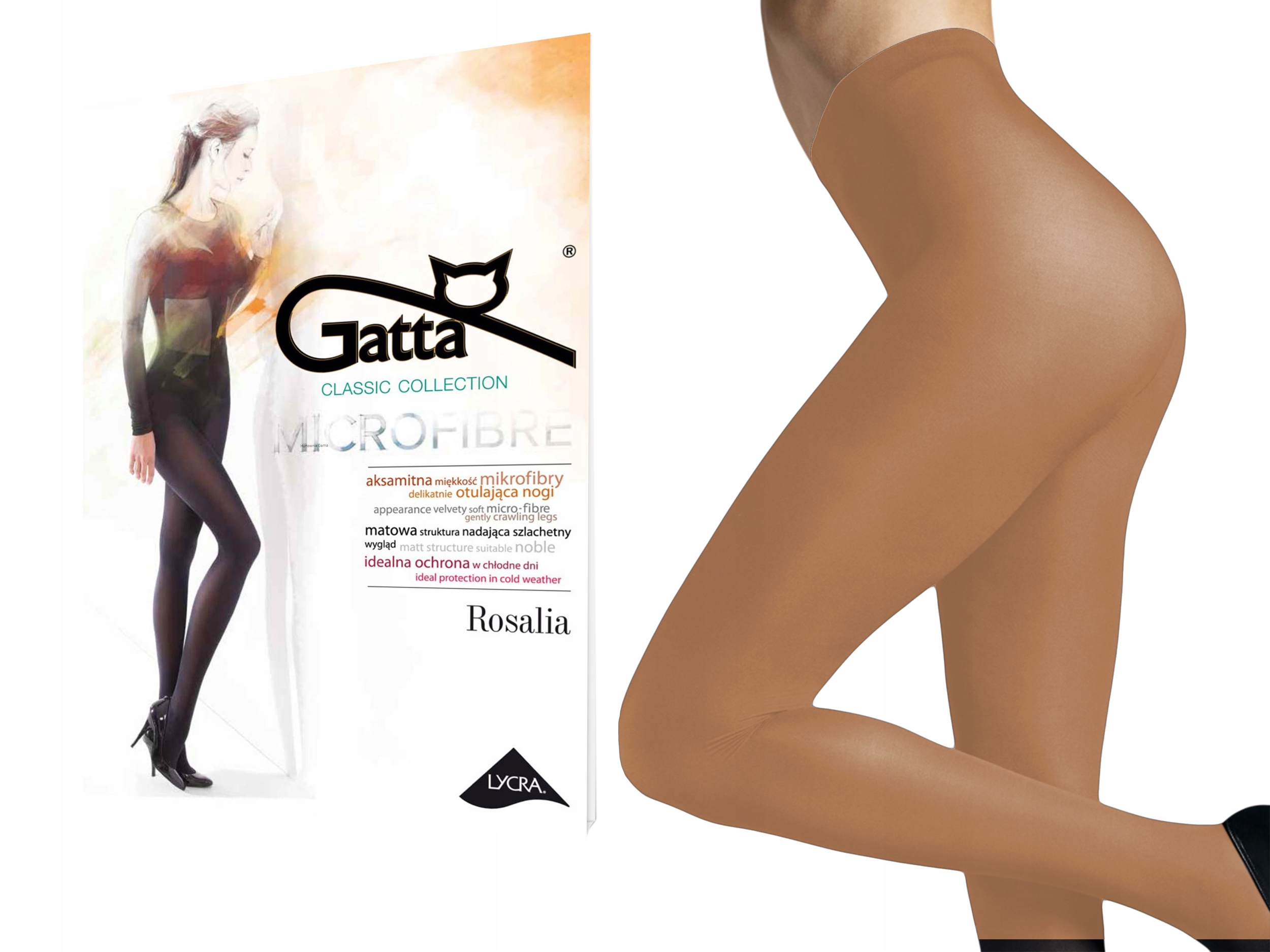 

Rajstopy Gatta Rosalia 60 den, toffie, 3-M