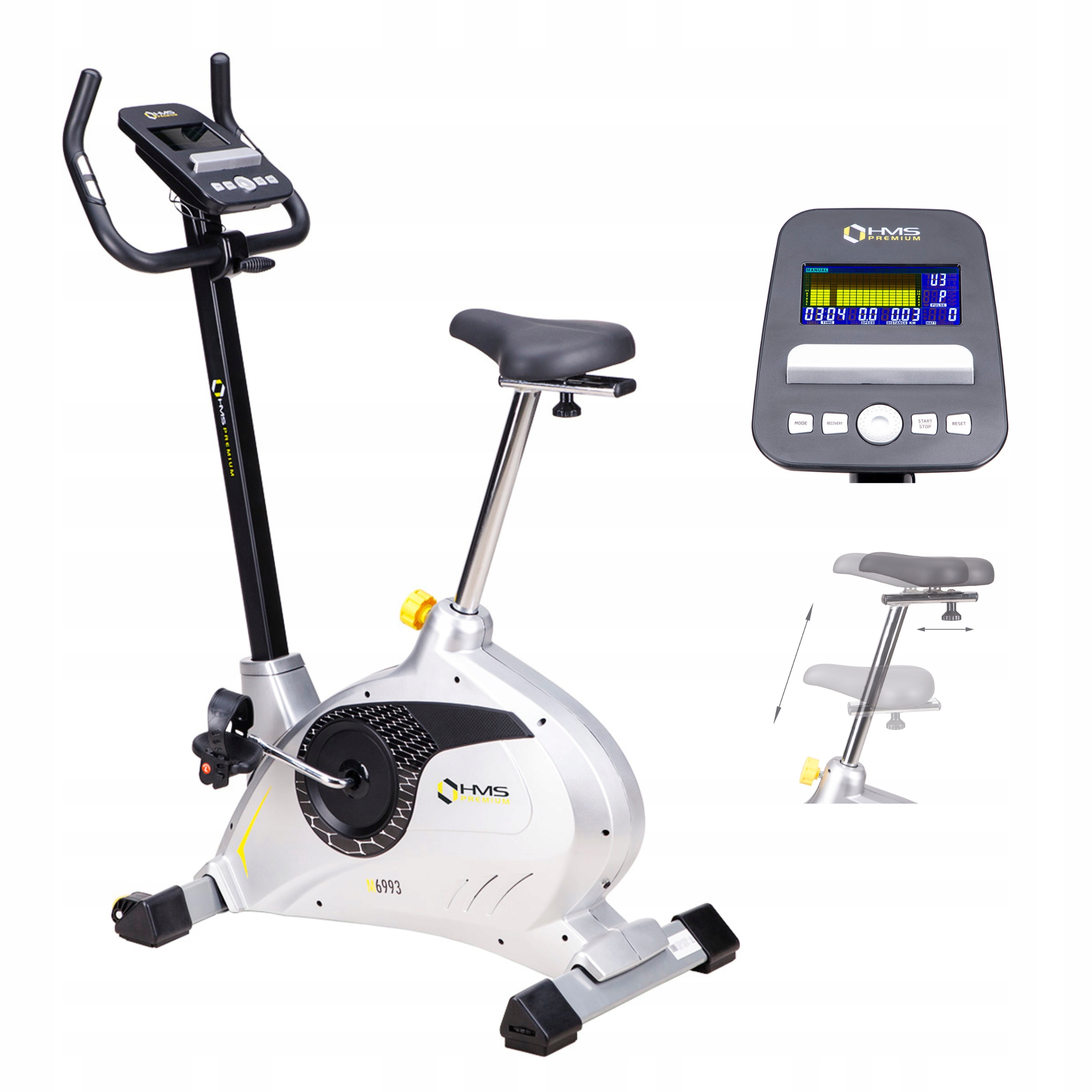 Treningowy Rowerek Rower Stacjonarny Magnetyczny Do Ćwiczeń Hms Premium