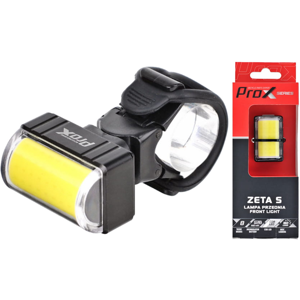 

Lampka przednia ProX Zeta S Led 160Lm tryby Usb