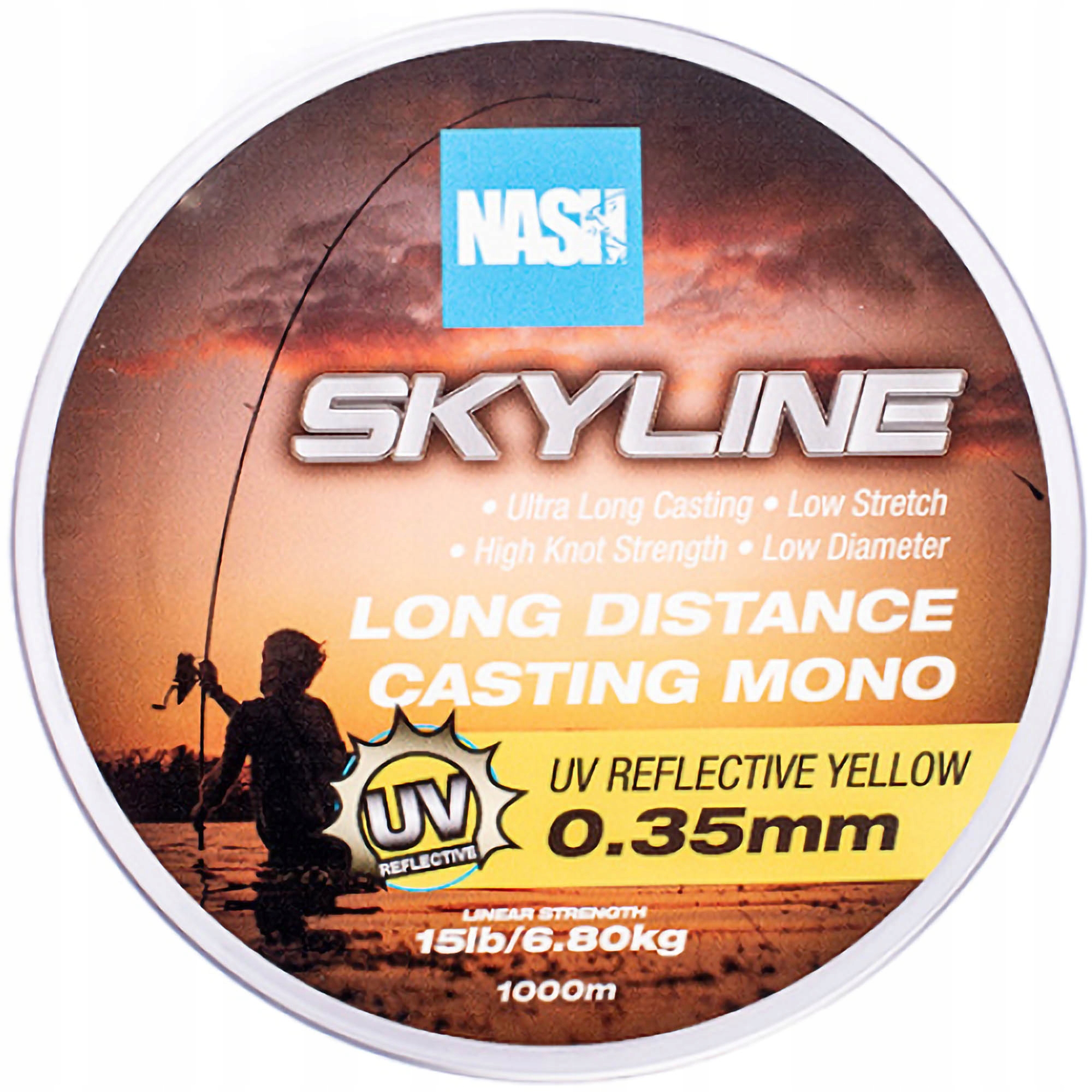 Vlasec vlasec Nash Skyline Mono Uv Yellow 12 lb 0.30 mm 1000 m