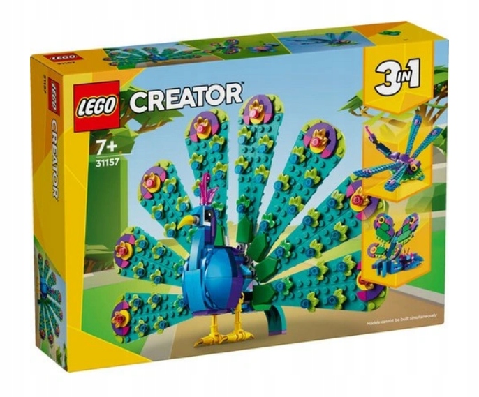 Lego 31157 Creator 3V1 Exotický Páv Motýl Vážka