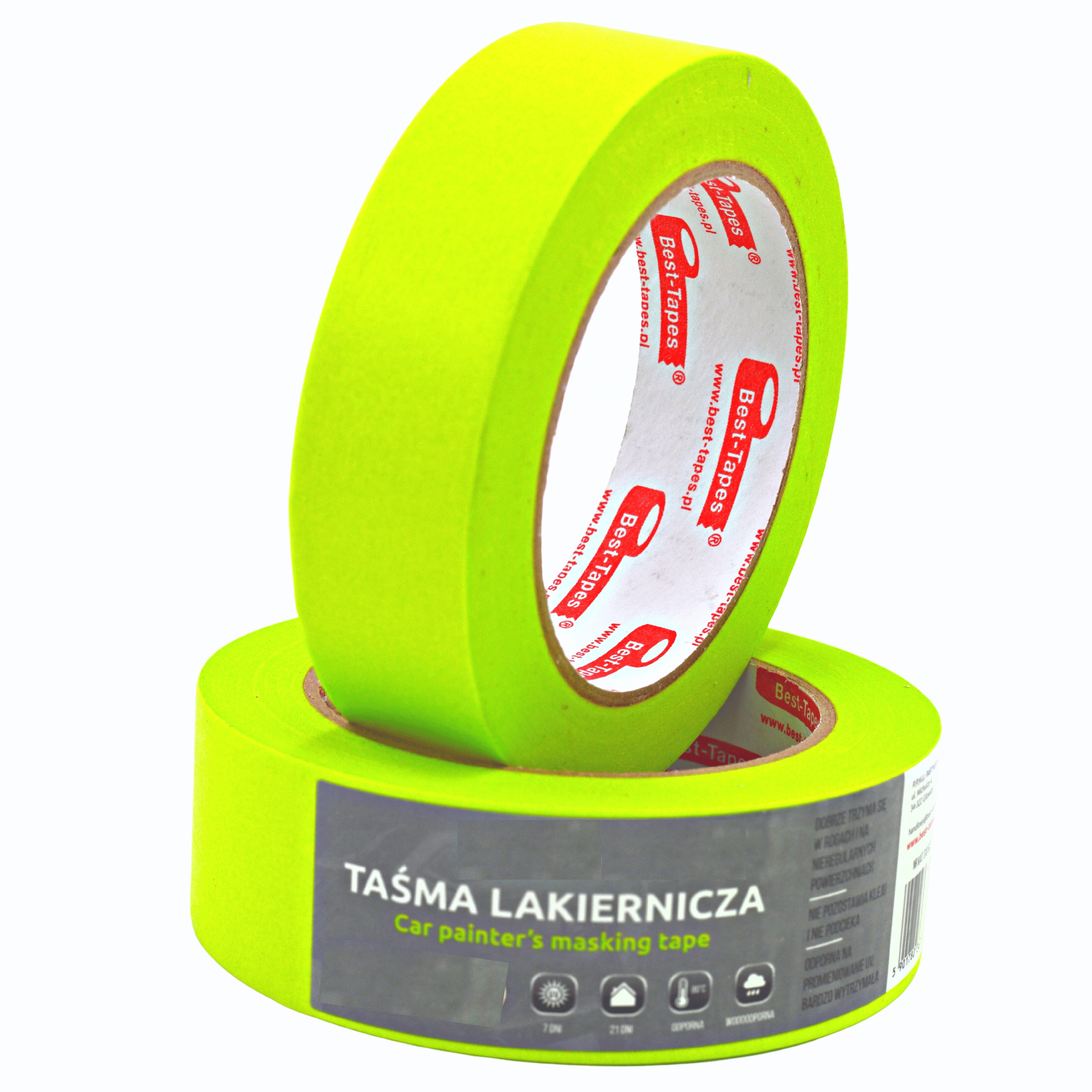 

Taśma Lakiernicza Maskująca Wodoodporna 25mm x 50m