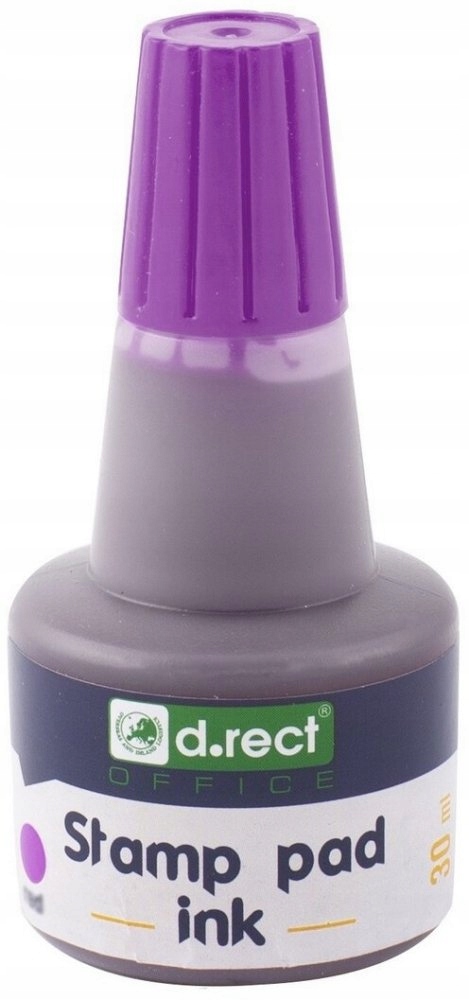 Tusz do stempli D.Rect 30ml fioletowy