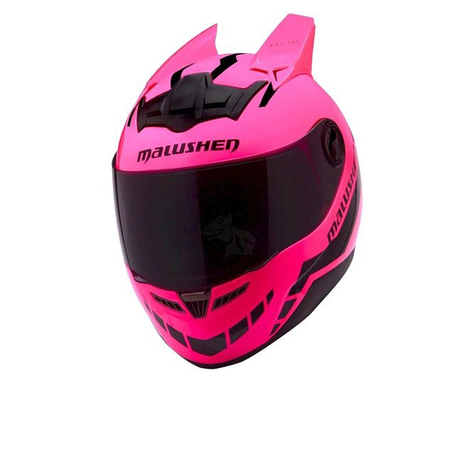 KASK MOTOCYKLOWY kobiecy z USZAMI uszy L