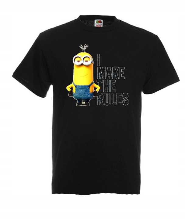 

S Koszulka Męska Minions Banana Minionki Wzory