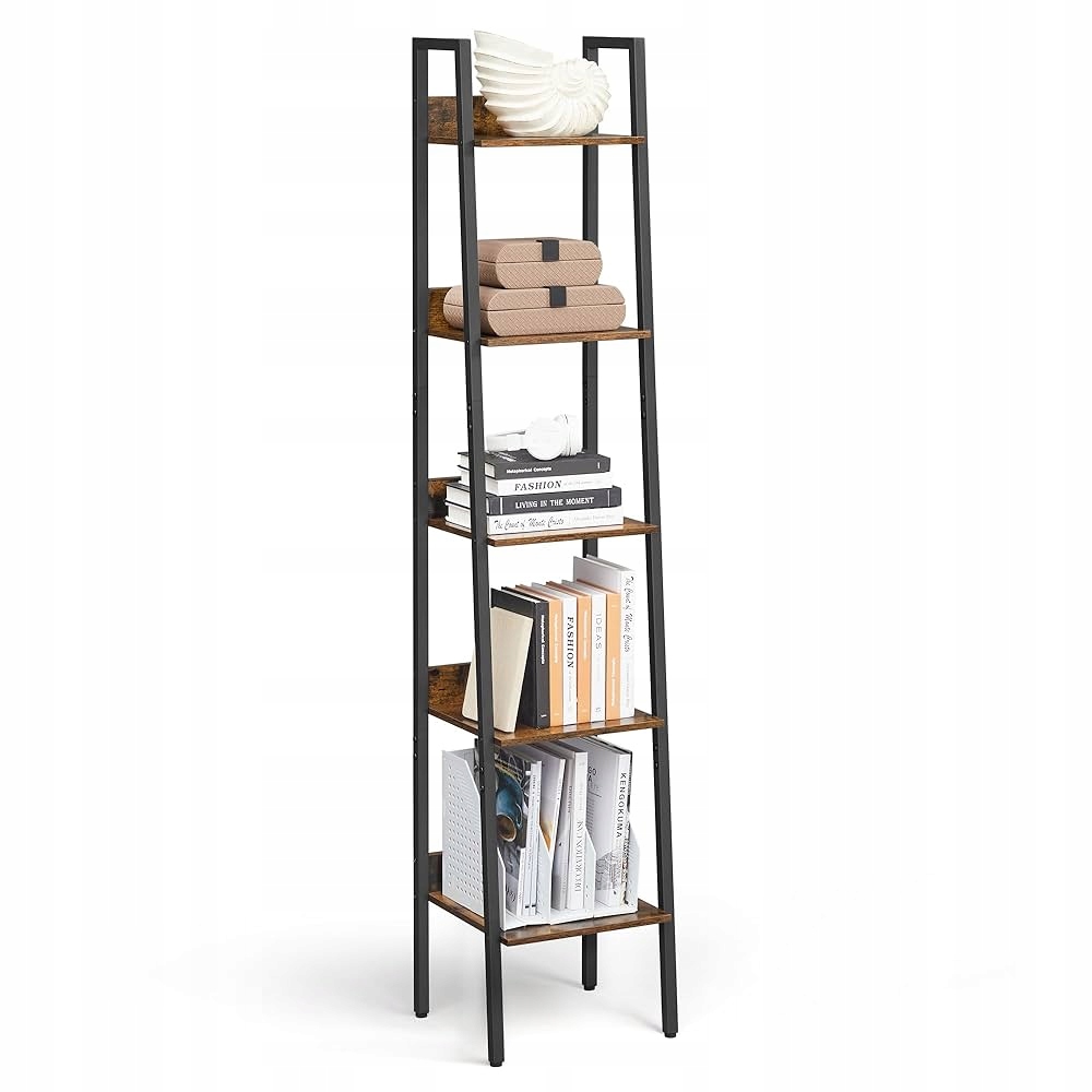 Stojací Regál 5 Polic Žebřík Na Knihy Květiny Loft Modern Arventa Style