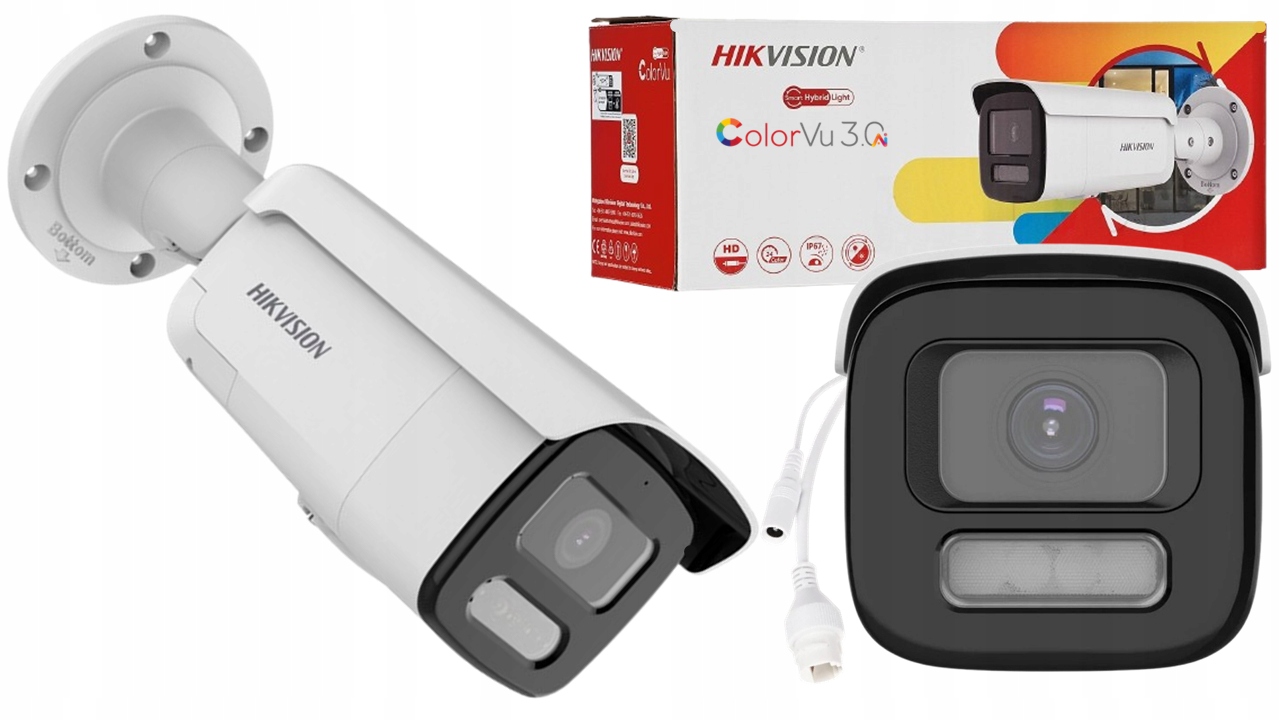 Kamera tubowa (bullet) IP Hikvision DS-2CD2T87G2H-LISU/SL(2.8mm)(eF) 8 Mpx