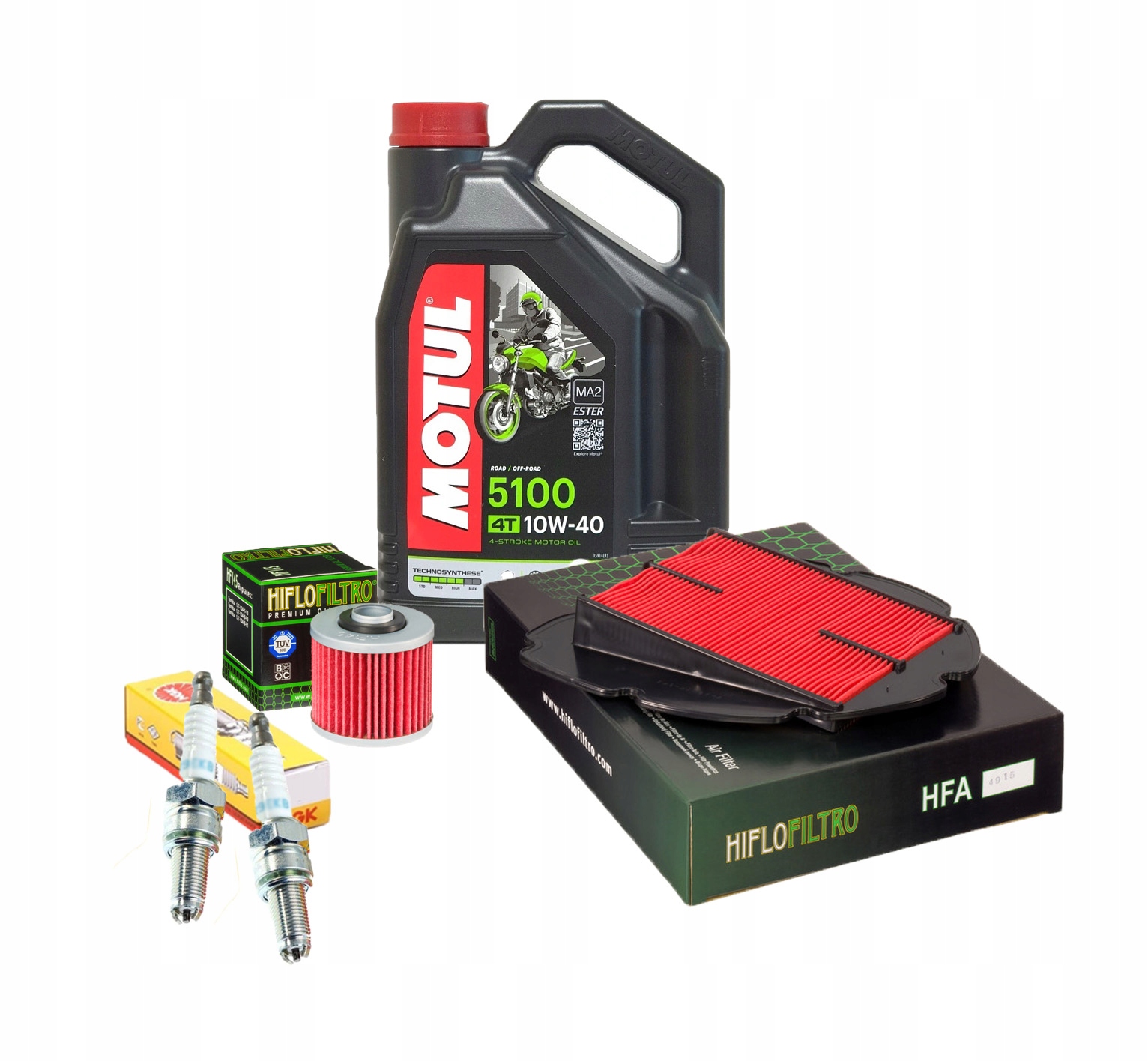 Olej Motul 5100 Yamaha TDM 900 02-13 Filtry Świece