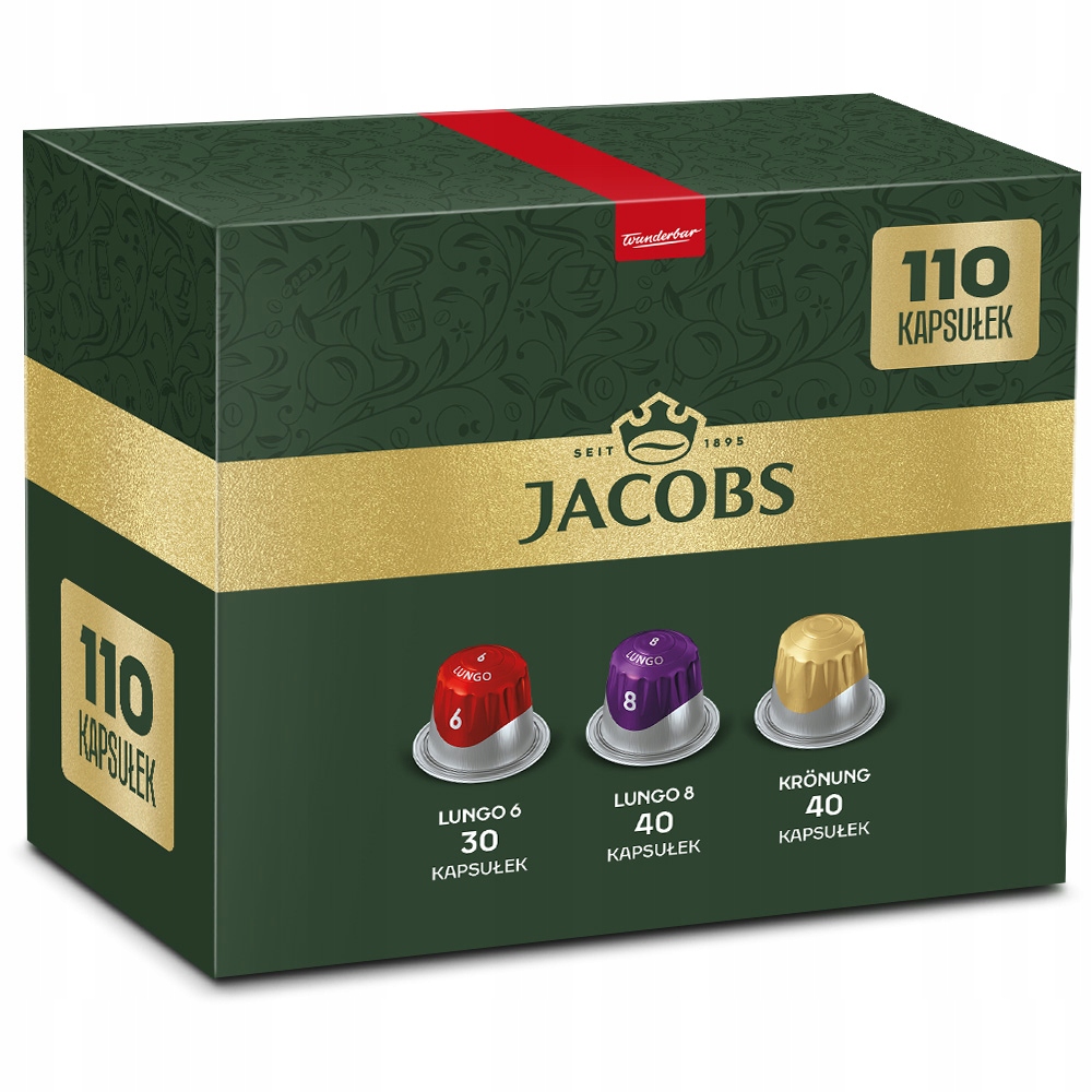 Kapsułki Jacobs do Nespresso(r)* Lungopack zestaw mix lungo 110 kapsułek