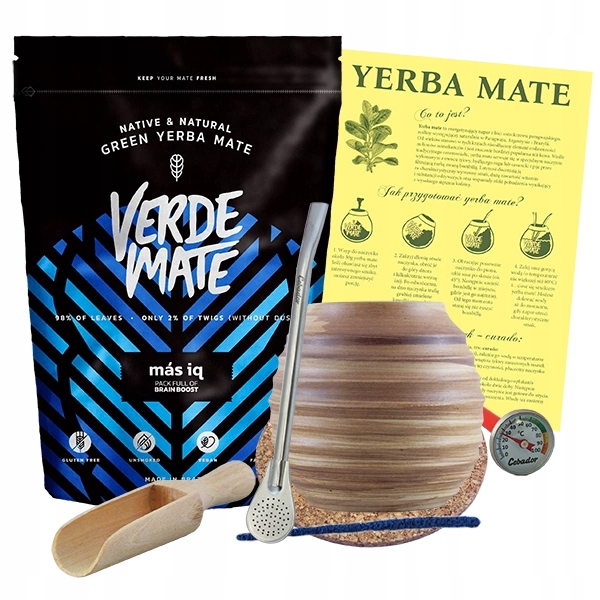 Startovací Sada Yerba Mate Verde Mate Mas Iq 500 g Matero Bombilla