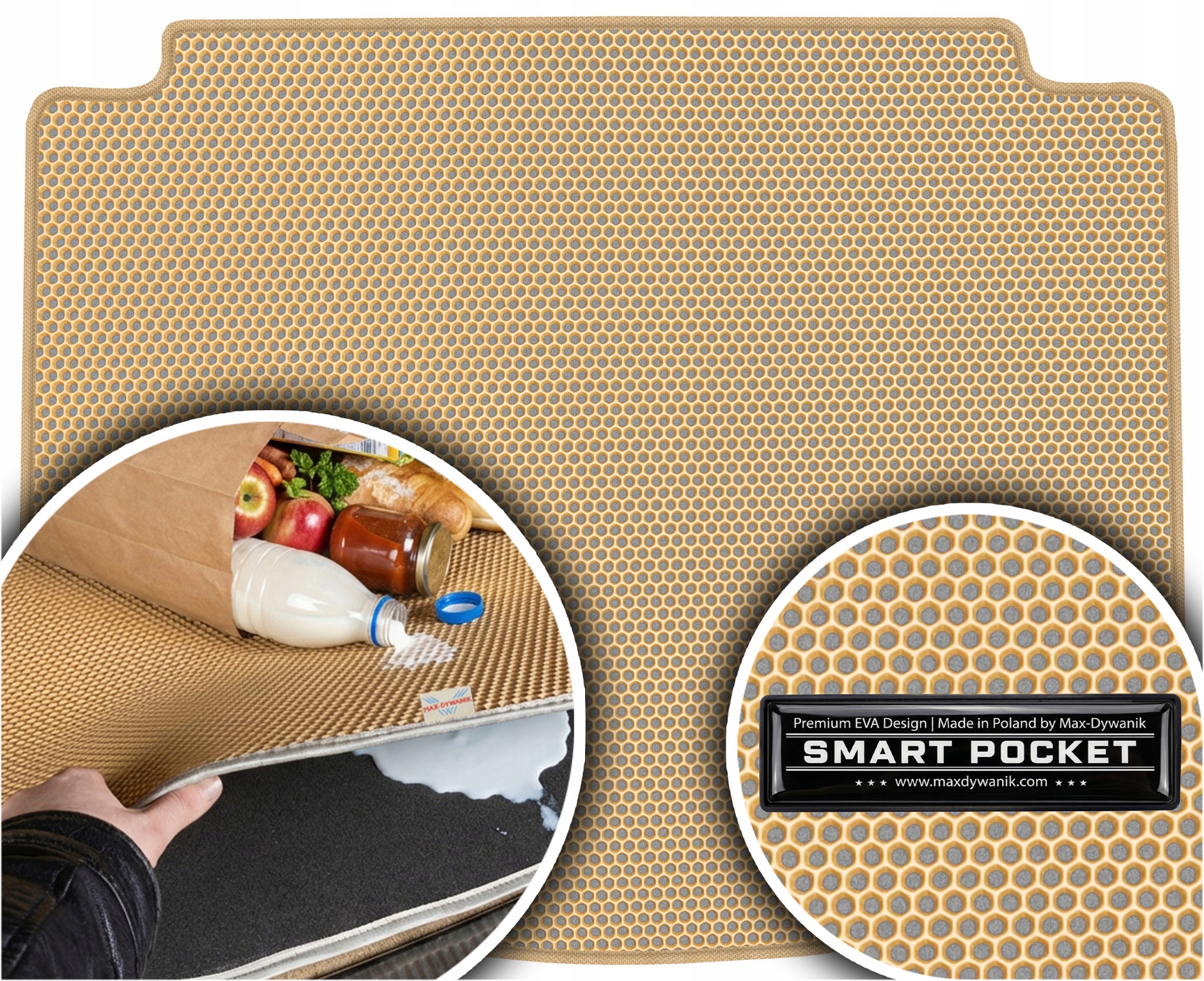 Vw Golf IV Hatchback 1997-2003 Vložka do batožinového priestoru Eva Smart Pocket Béžová