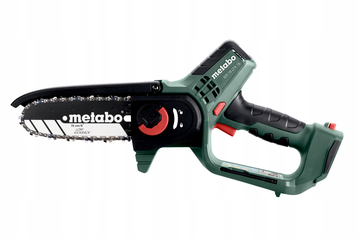 PILARKA ŁAŃCUCHOWA AKU 15CM MS 18 LTX 15 0*AH 600856850 METABO Marka Metabo