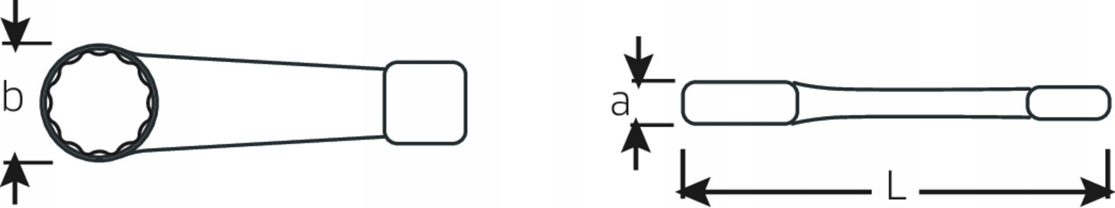 Klucz oczkowy jednostronny 46mm do pobijania STAHLWILLE Marka Stahlwille