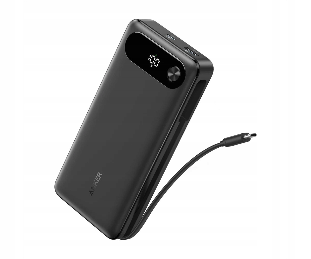 Powerbank Anker 20000mAh 87W z wbudowanym złączem Usb-c czarny