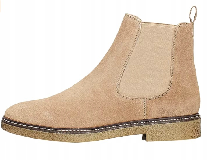 

Damskie botki brązowe skórzane, rozmiar 40