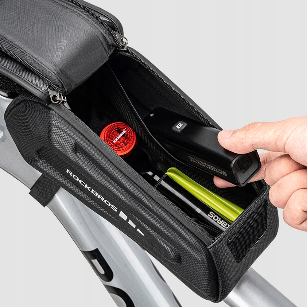 ROCKBROS TORBA ROWEROWA 1,7L WODOODPORNA NA RAMĘ POKROWIEC NA TELEFON Marka RockBros