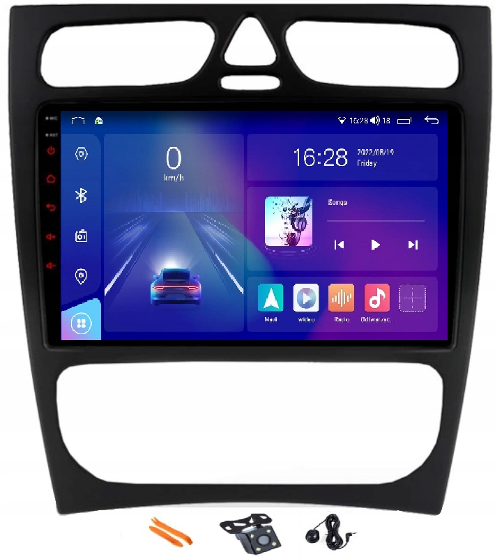 Autorádio Gps Mercedes W209 Clk 02-06 W203 C Trieda 00-04 Android