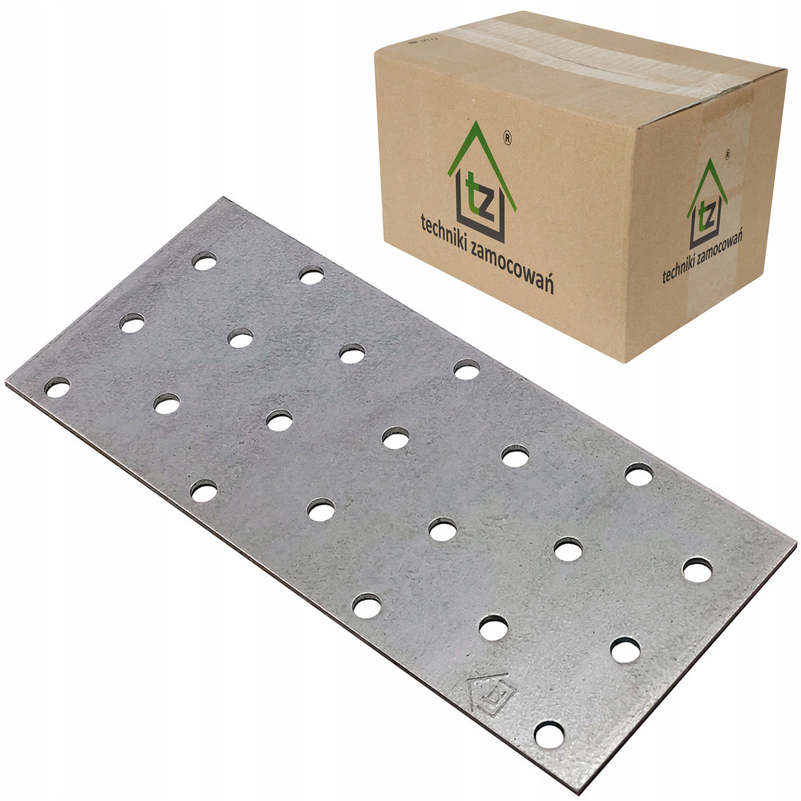 Plochá spojka Perforovaná deska PP5 60x140 50 Ks