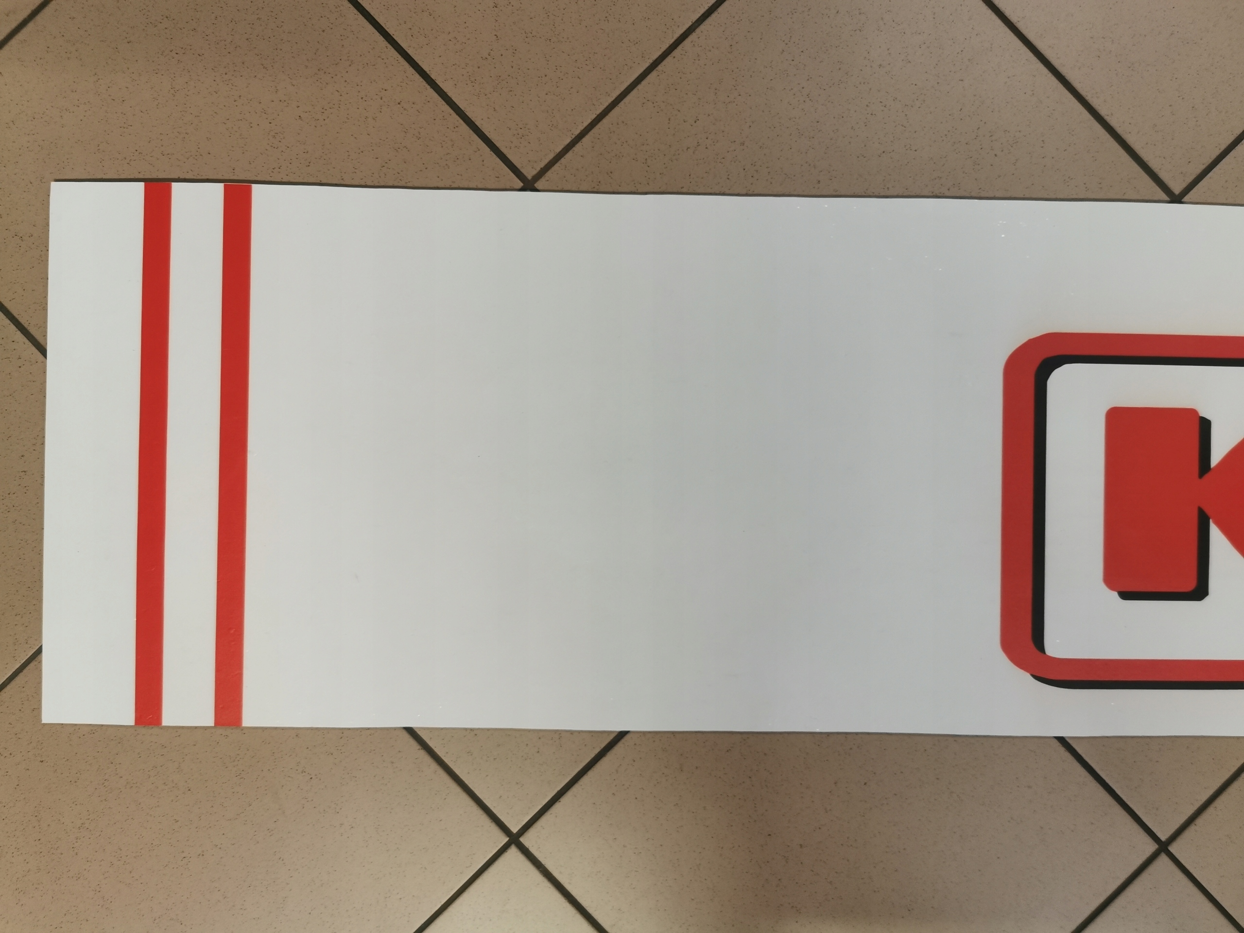 Chlapacz fartuch naczepy KEMPF bialy Installation side Rear