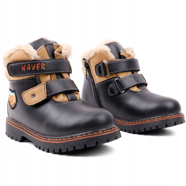 

Trapery ocieplane czarne 1 śniegówce zimowe r.27