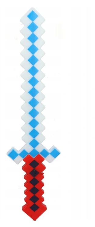 MIECZ DIAMENTOWY + TOPÓR MINECRAFT DZWIĘK + LED Kod producenta WD6-A26