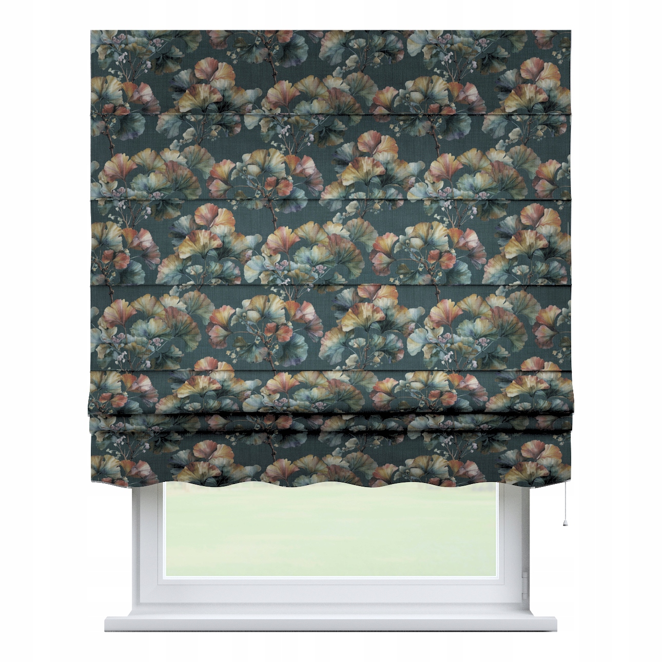 Hotová římská roleta Florencie 80x160 cm modrá