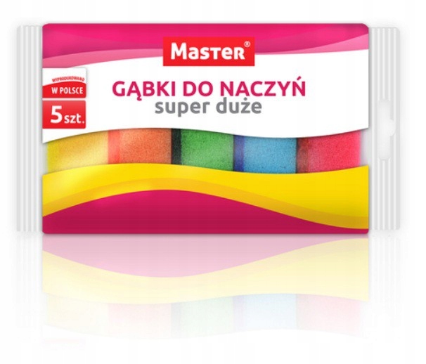 

Gąbki Do Naczyń Zmywaki Duże opk.5sztuk