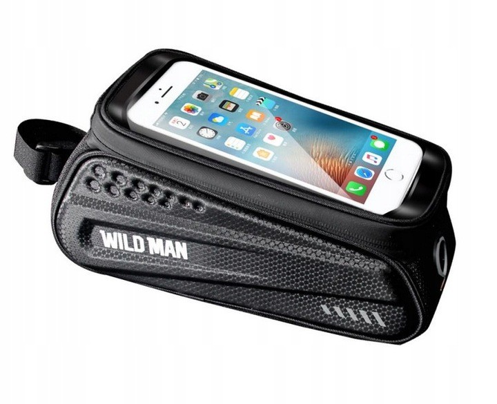 SAKWA WODOODPORNA TORBA NA ROWER UCHWYT ETUI NA TELEFON NA KLUCZE NA RAMĘ Marka Wild Man