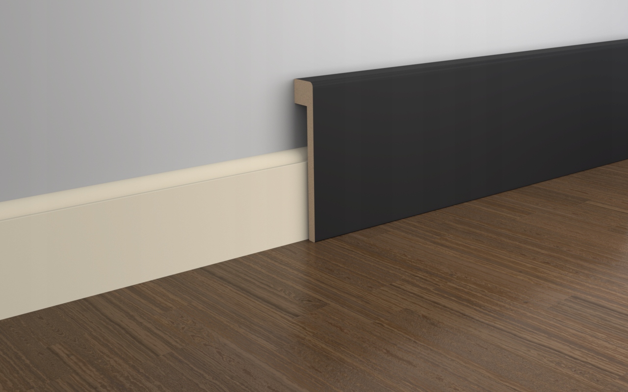 Listwa przypodłogowa, szeroka, czarna 100x19mm EAN (GTIN) 5903814776480