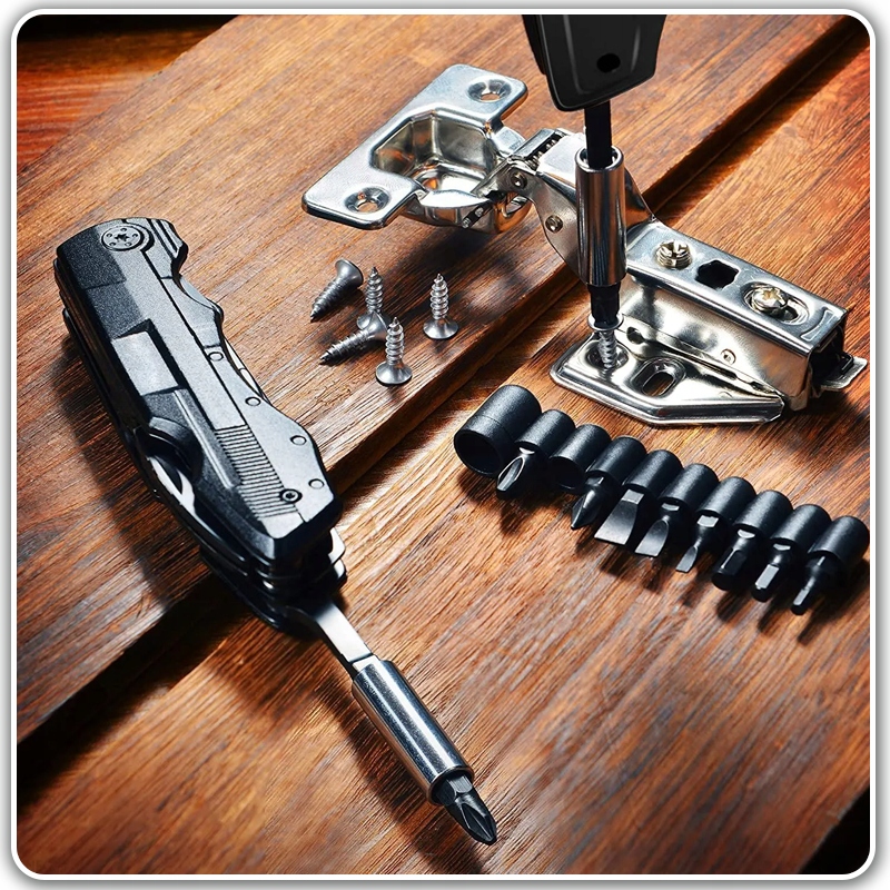 MULTITOOL NARZĘDZIE WIELOFUNKCYJNE SCYZORYK NÓŻ 21w1 Długość po złożeniu 10.5 cm