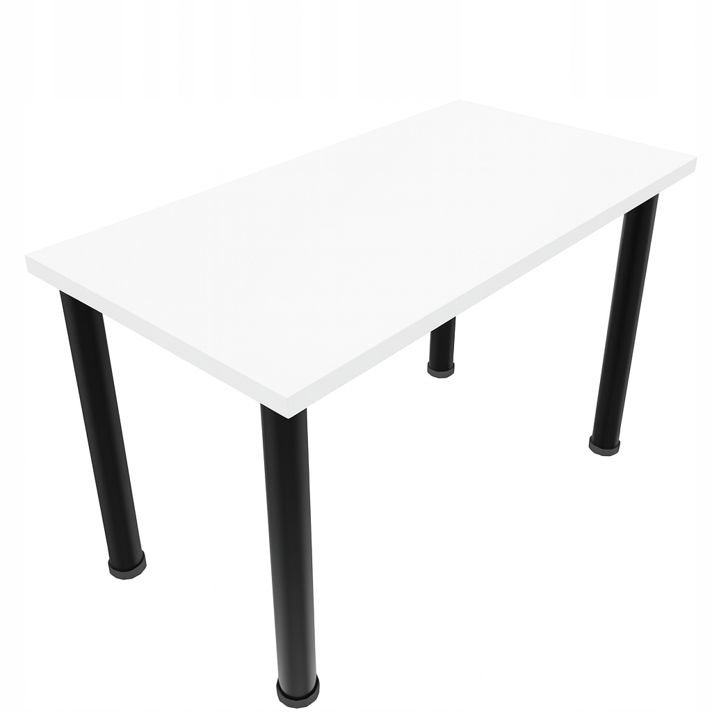 Stół kuchenny prostokątny 120x60 blat 28mm nogi czarne Wybór Kolorów