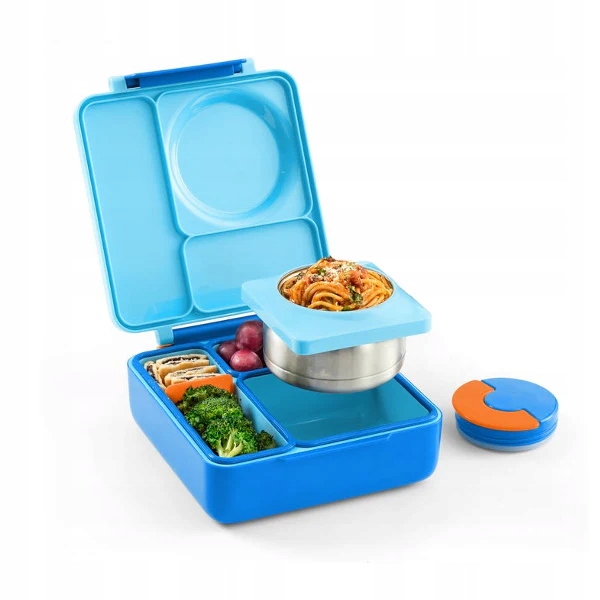 Omie Omiebox obedový box s termoskou, Blue Sky Lunchbox