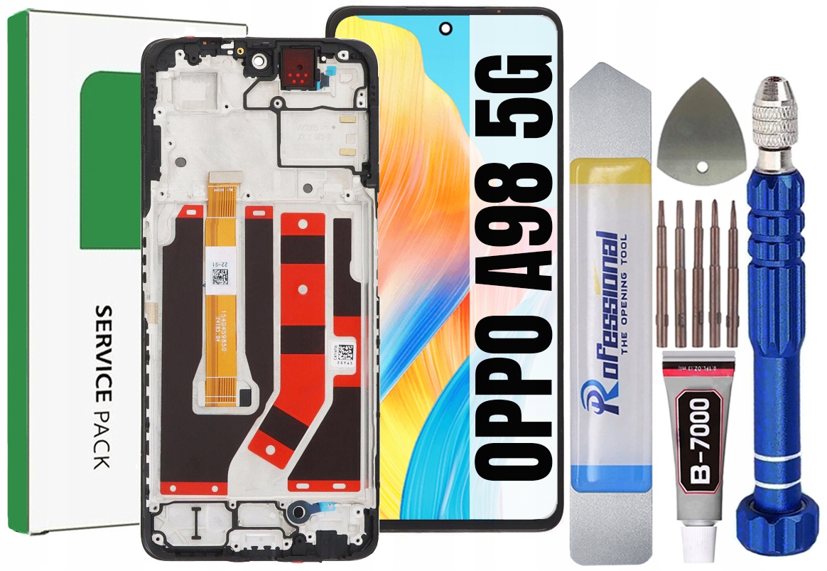 Displej Pro Oppo A98 5G Originál LCD Obrazovka Rámeček