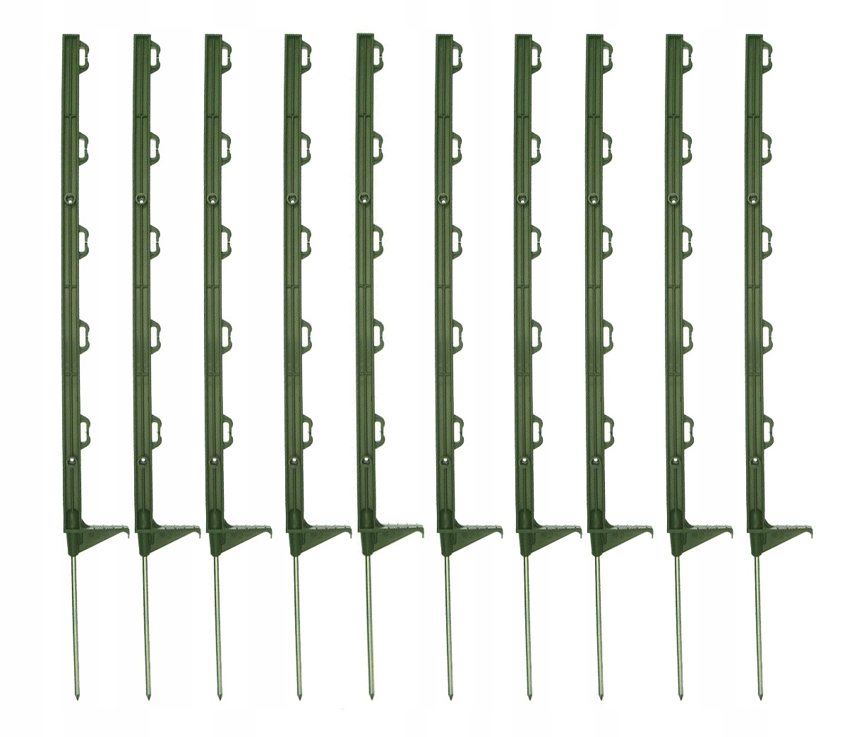 

Słupki paliki do pastucha 70 cm zielone 10 szt.