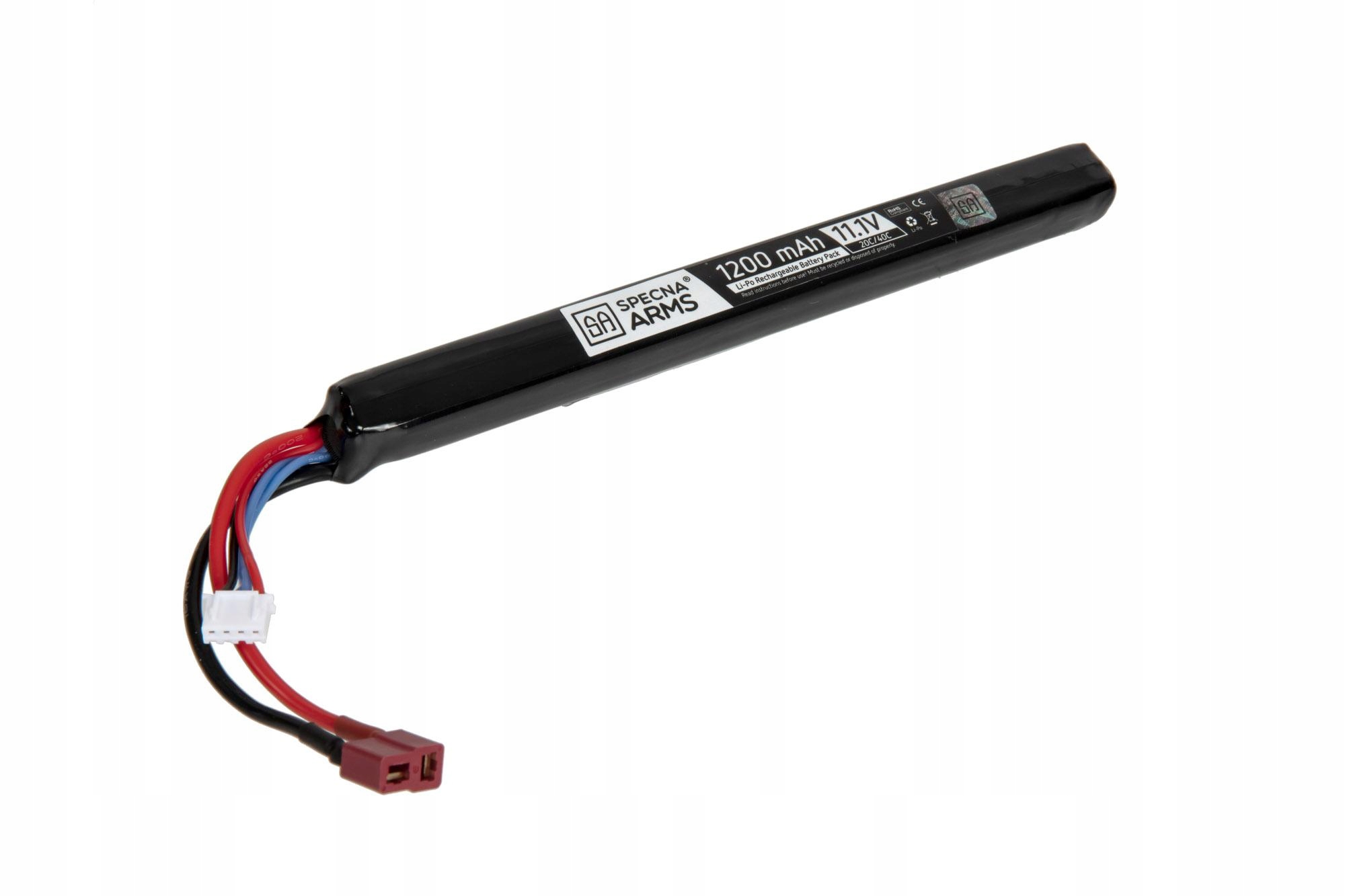 Akumulator LiPo Specna Arms 1200mAh 11.1V 20C 40C Deans Asg