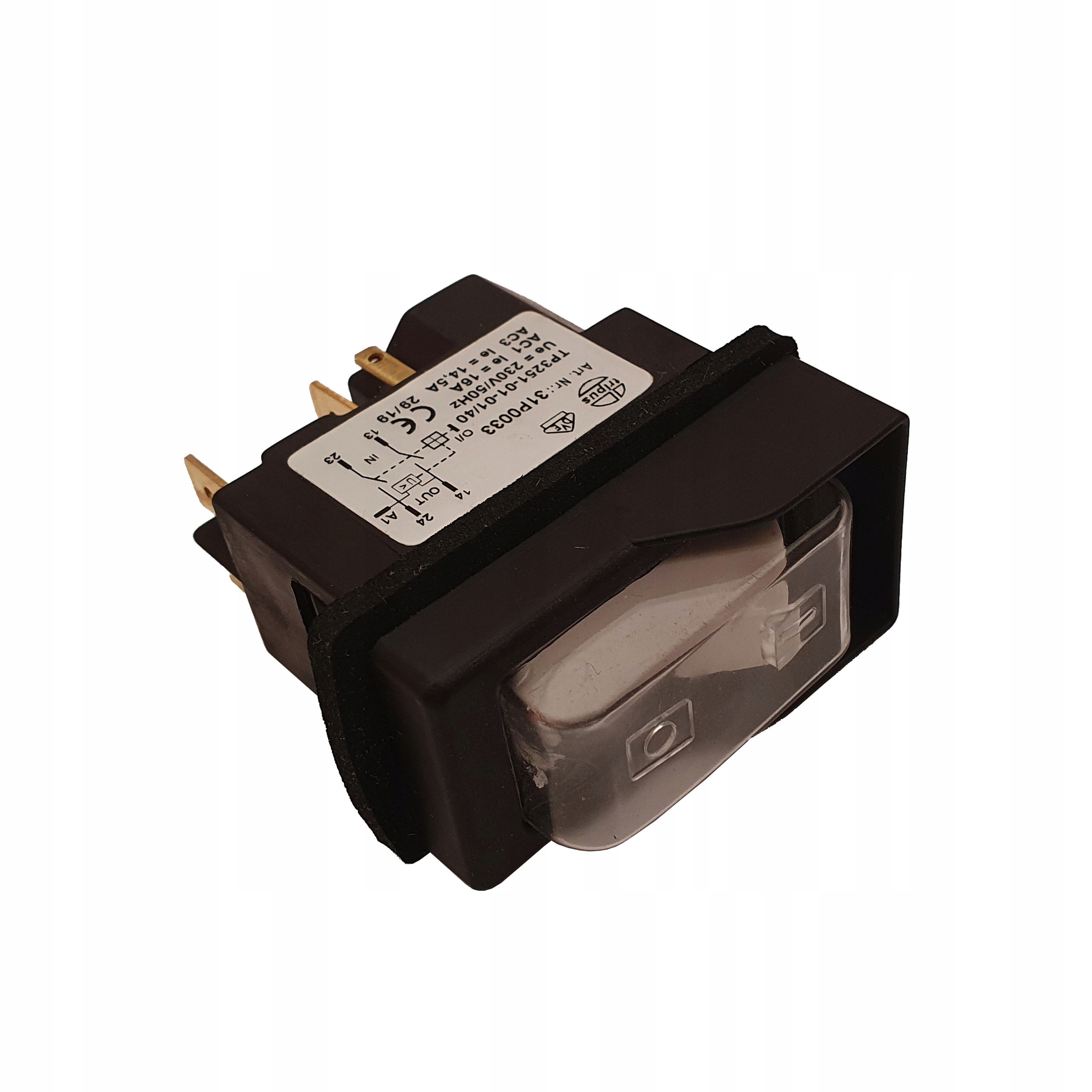 

Włącznik wyłącznik elektromagnetyczny Tripus Biały