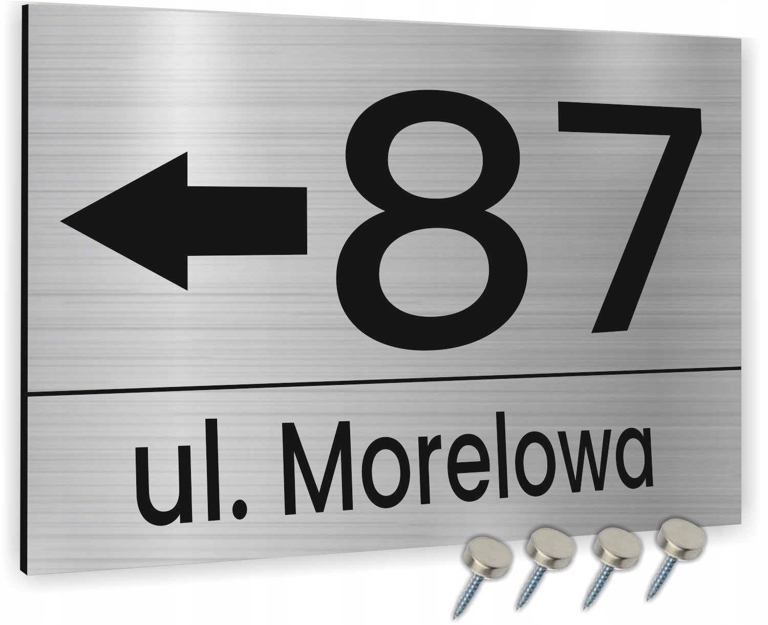 TABLICZKA tablica adresowa NUMER DOMU strzałka Kolor inny kolor