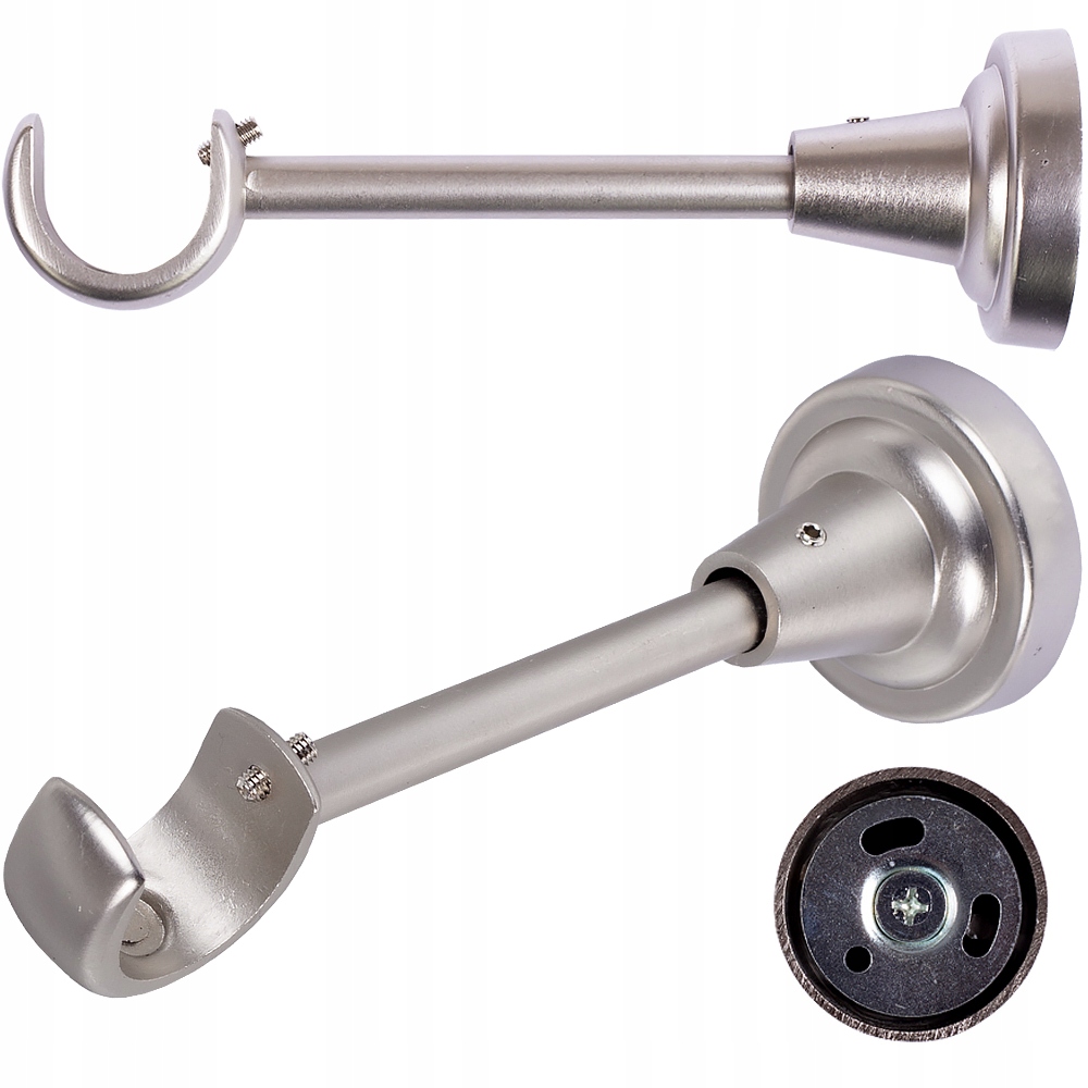 

Wspornik Pojedynczy 25 mm Karnisz Satyna Nikiel