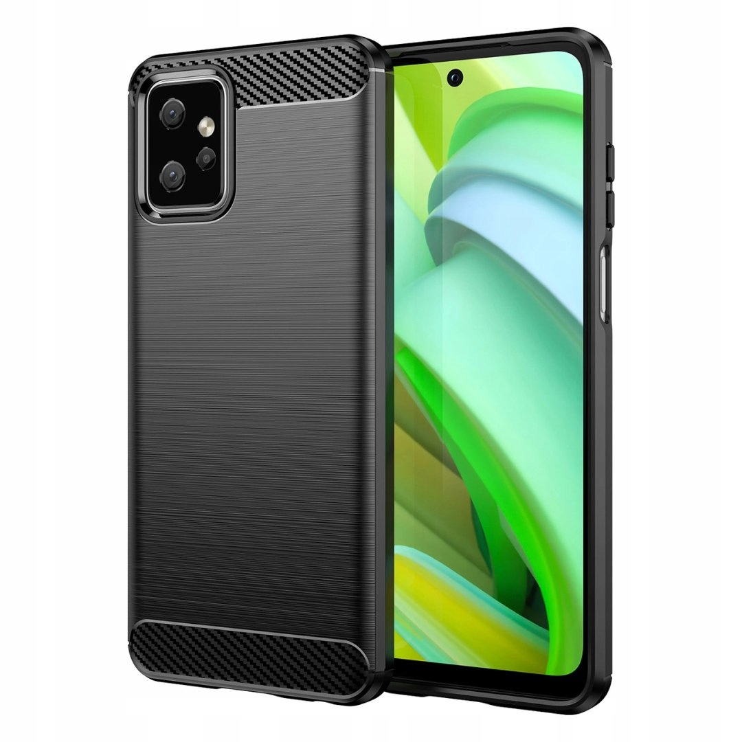 Carbon Case etui do Motorola Moto G Power 2023 elastyczny silikonowy karbon