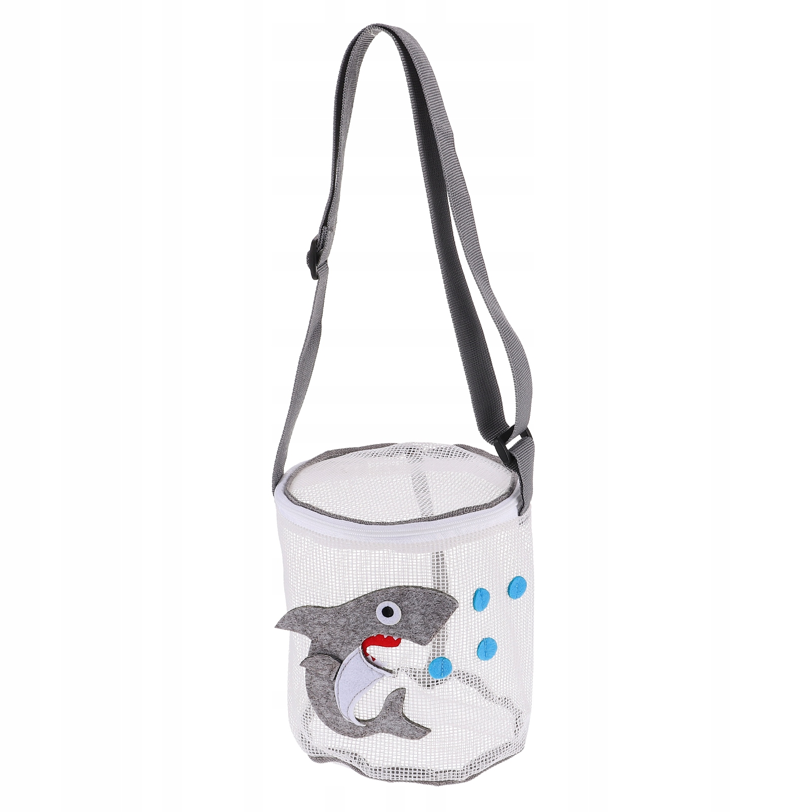 TORBA NA MUSZELKI Z SIATKĄ I ZAMKIEM REGULOWANY