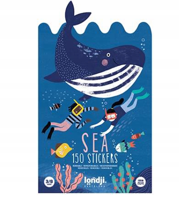 

AB2 Londji bezpieczne naklejki wielorazowe Morze