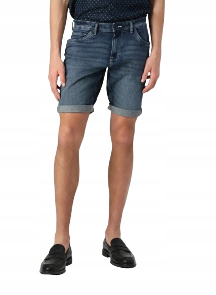 Tom Tailor Pánské Klasické Džínové Kraťasy Před Koleno 34 J2A