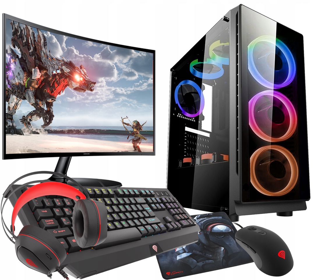 Zestaw Ryzen 5 Rtx 3060 16GB Ssd 1TB Wifi W11 24"